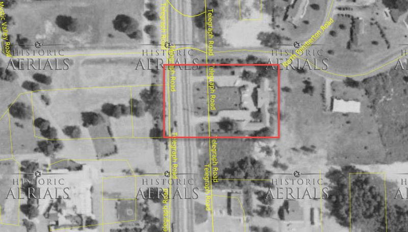 St. Cristopher Motel - 1964 Aerial (newer photo)